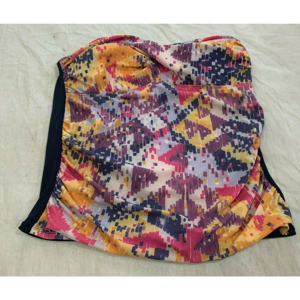 DIPPIN DAISY WOMENS SWIM TANKINI TOP SIZE 14